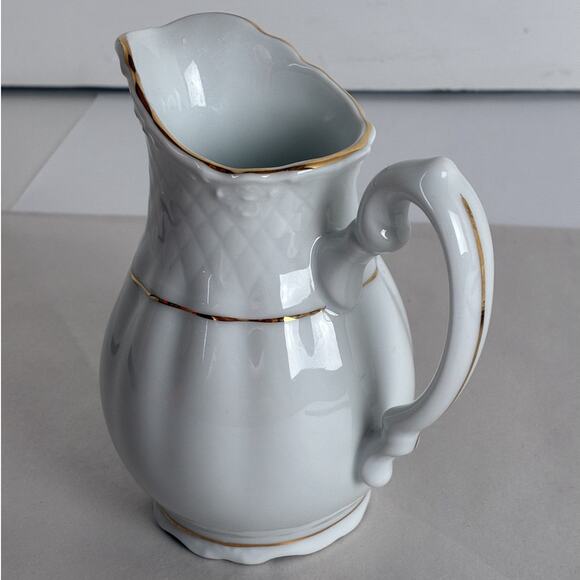 Dinnerware Creamer S. Paulo Brazil Pattern Vilma Fine China 1940s Vintage - Picture 4 of 8